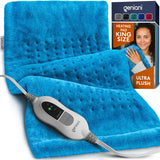 GENIANI Heated Pad – Child and Pet-Friendly Heating Solution, Microplush Wrap with Timer and Even Heat Distribution