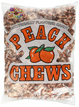 Albert's Peach Chews Bulk Wrapped Candy – All Weather Outdoor Event Snack for Carnivals, Fall Festivals, and Trunk-or-Treat
