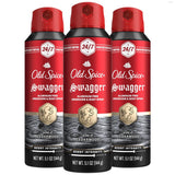 Old Spice Aluminum Free Body Spray for Men – Father's Day Gift Set, 24/7 Lasting Odor Protection in Cedarwood, Apple & Fresh Herbs, Pack of 3
