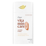 Dove VitaminCare+ Aluminum Free Deodorant for Women – Self-Care Bath Ritual with 72H Odor Protection & Niacinamide Skincare