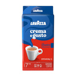 Lavazza Crema e Gusto Ground Coffee – Italian Heritage Birthday Gift for Coffee Lovers, Medium Roast Brick (Pack of 4)