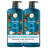 Herbal Essences Argan Oil Shampoo & Conditioner Set – Mindful Self-Care Ritual, Smoothing Botanicals for Daily Hair Repair