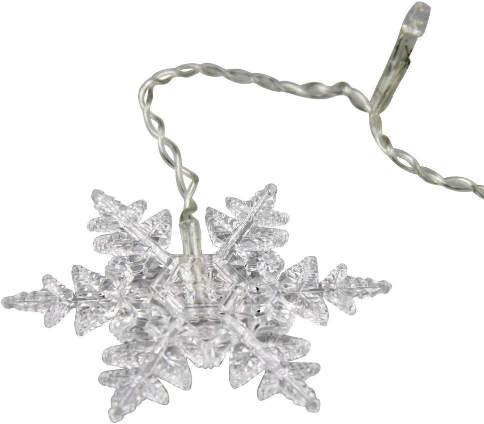 Avoalre Snowflake Fairy Lights 11.5ft – Living Room Ambiance Accent for Cozy Nights