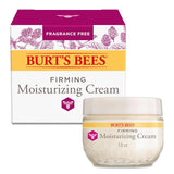 Burt's Bees Renewal Firming Face Cream – Mindful Nighttime Skincare Ritual for Sensitive Skin, Fragrance-Free Night Cream