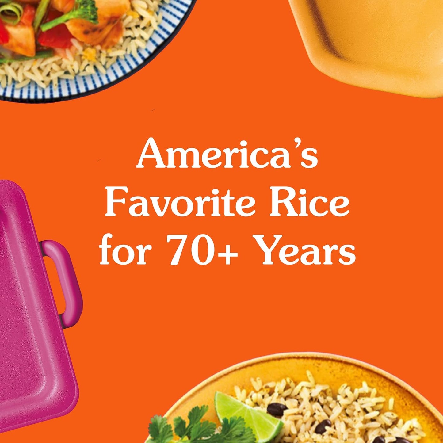 BEN'S ORIGINAL Long Grain White Rice – 10 lb Pantry Staple for Sunday Family Dinners and Holiday Tables