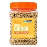 BetterBody Foods Organic Tri-Color Quinoa – Tri-Color Side Dish for Weeknight Dinners, 3 lb Value Pack