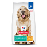 Hill's Science Diet Adult Perfect Weight Dry Dog Food, Chicken & Brown Rice, 25 lb. Bag – Vet-Recommended Weight Loss Formula for Health-Conscious Home Feeding Routines