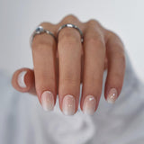 BTArtbox Press On Nails Vanilla Cream – Thoughtful Self-Care Gift for Brides-To-Be and Best Friends
