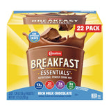 Carnation Breakfast Essentials High Protein Drink Mix – Mid-Morning Office Snack Replacement for Focused Workdays, Rich Milk Chocolate, 22 Packets