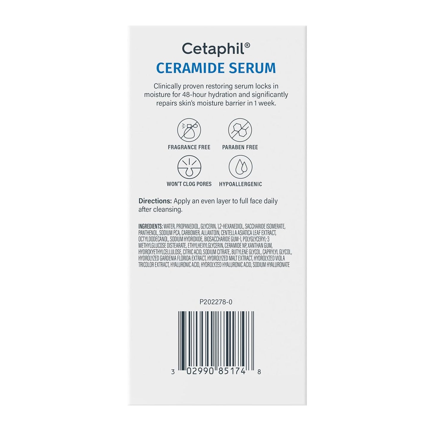 Cetaphil Ceramide Hydrating Serum – Thoughtful Birthday Gift for Women with Sensitive Skin
