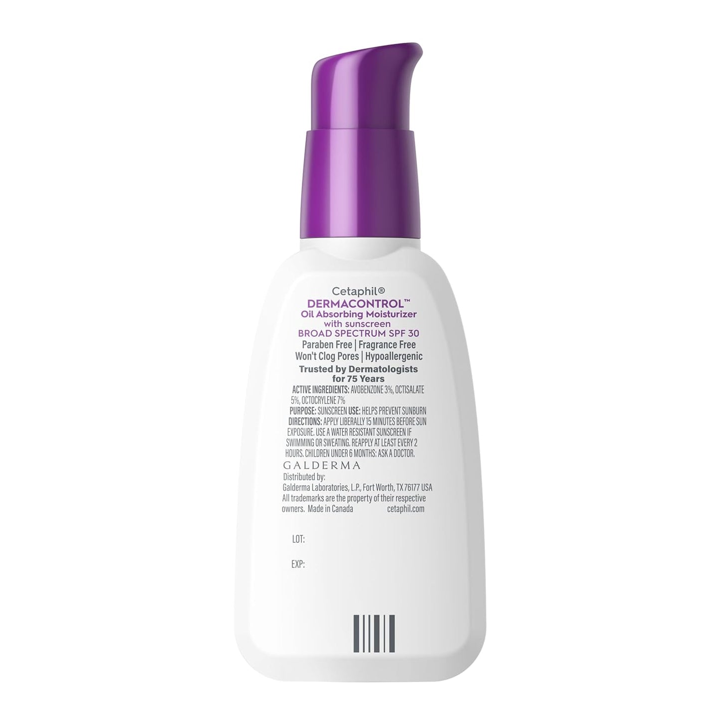 Cetaphil DermaControl Oil Absorbing Moisturizer SPF 30 – Gentle Morning Ritual for Sensitive, Reactive Skin