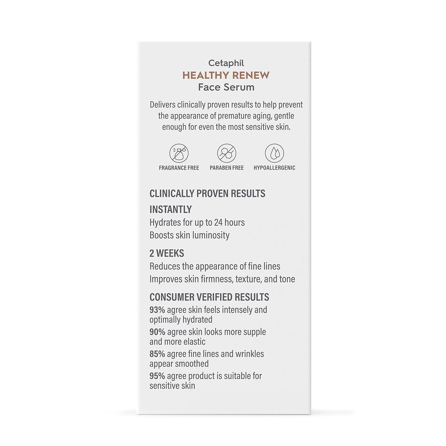 Cetaphil Healthy Renew Anti Aging Serum – Hypoallergenic Choice for Sensitive Skin, Fragrance and Paraben Free