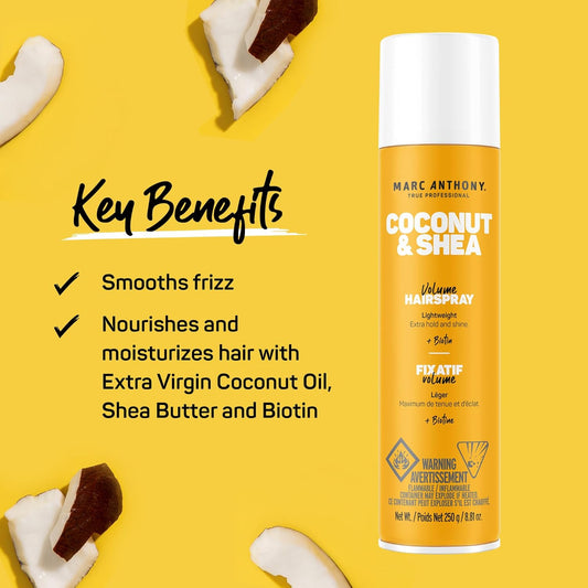 coconut oil, shea butter, and biotin conditioning formula