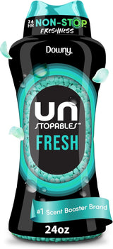 Downy Unstopables In-Wash Scent Booster Beads, Fresh Scent – Calming Self-Care Laundry Ritual for a Restful Night's Sleep