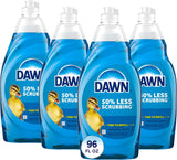 Dawn Ultra Dish Soap, Original Scent – Bulk 4-Bottle Bundle for Busy Family Kitchens, Heavy-Duty Grease Cutting for Faster Dishwashing