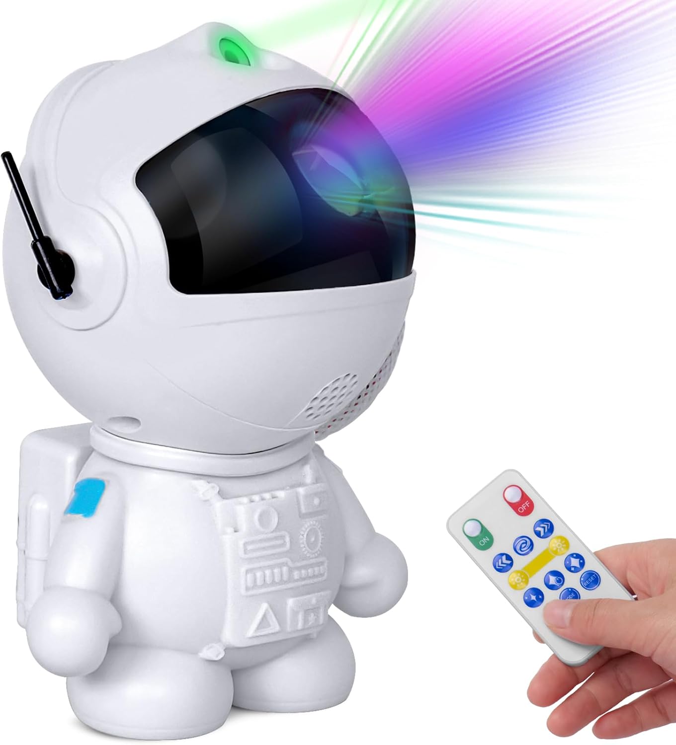 CosmoCast Astronaut Star Projector – Thoughtful Housewarming Gift for Couples, Remote-Controlled Nebula Lamp for Living Room Ambiance