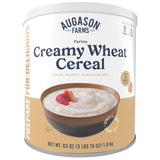 Augason Farms Creamy Wheat Cereal Can – Wholesome All-Natural Farina for Mindful Family Breakfasts, 55 Servings