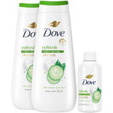Dove Refresh Cucumber & Green Tea Body Wash – Spa-Like Self-Care Ritual for the Master Bathroom