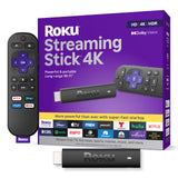 Roku Streaming Stick HD with Voice Remote – Background Streaming for Focused Home Office Sessions
