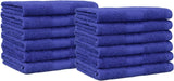 Amazon Basics Cotton Washcloths – Housewarming Gift for New Homeowners, Bulk 24 Pack Soft Washcloths