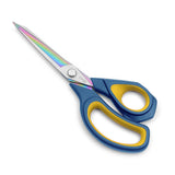 LIVINGO Heavy Duty Fabric Shears 9.5 Inch Professional Tailor Scissors for High Volume Sewing Studios and Bulk Cutting Workflows
