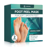 DERMORA Foot Peel Mask – Relaxing Foot Care Ritual, No-Scrub Callus Remover for Evenings In