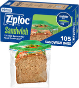 Ziploc Sandwich and Snack Bags for Office Lunches – Grab-and-Go Storage for Workday Meal Prep