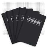 Elan Publishing Company Field Notebook – Pocket Productivity Journal for Office and Study, 3.5x5.5 Inch Graph Memo Book, Pack of 5