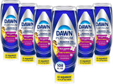 Dawn Platinum EZ-Squeeze Dish Soap – Outdoor Patio and Camping Companion, Grease-Cutting Concentrated Formula, 6x18 Fl Oz Wild Jasmine Bundle