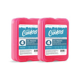 Fit & Fresh Cool Coolers XL Slim Ice Packs for Office Lunches and Commute Bags, Reusable Cold Packs That Skip the Break Room Fridge