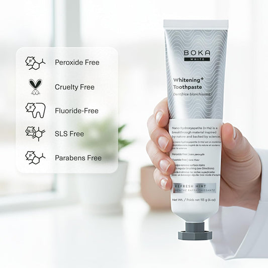 fluoride-, sulfate-, paraben-free biocompatible formula