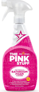 Stardrops Pink Stuff Miracle Bathroom Foam Cleaner 750ml – Streamlined Limescale Remover for Minimalist Bathrooms