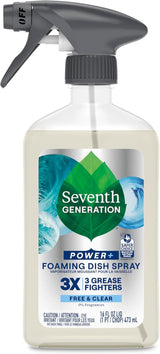 Seventh Generation Foaming Dish Spray Free & Clear — Non-Toxic Sink-Side Ritual for Sensitive Skin Households