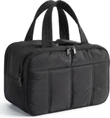 BAGSMART Puffy Toiletry Bag – Thoughtful Birthday Gift for Her, Travel Cosmetic Organizer for Women
