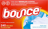 Bounce Fabric Softener Sheets – Fresh Linen Scent for Bedroom Linens, Laundry Room Aromatherapy Ritual