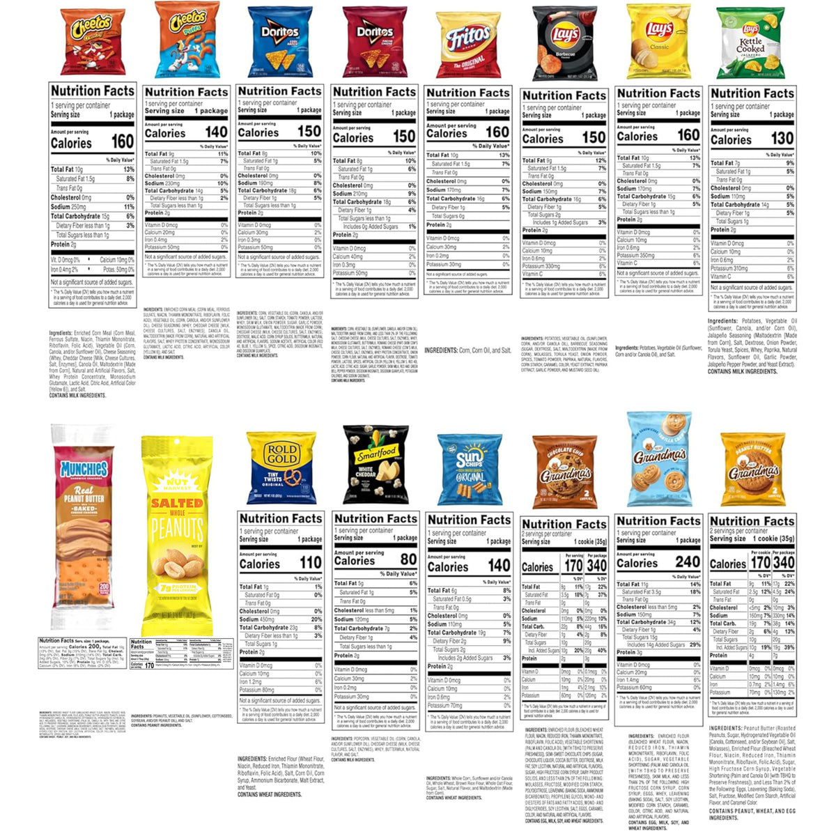 Frito-Lay Ultimate Classic Snacks Package – Reception Area Snack Variety for Waiting Guests