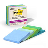 Post-it Super Sticky Notes, 3x3 Pastels, 5-Pack – Parent-Organized Color Labels for Folders, Cubbies, and Craft Projects