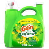 Gain Liquid Fabric Softener 140 fl oz – Low Maintenance Laundry Solution for Fast Paced Family Workweeks
