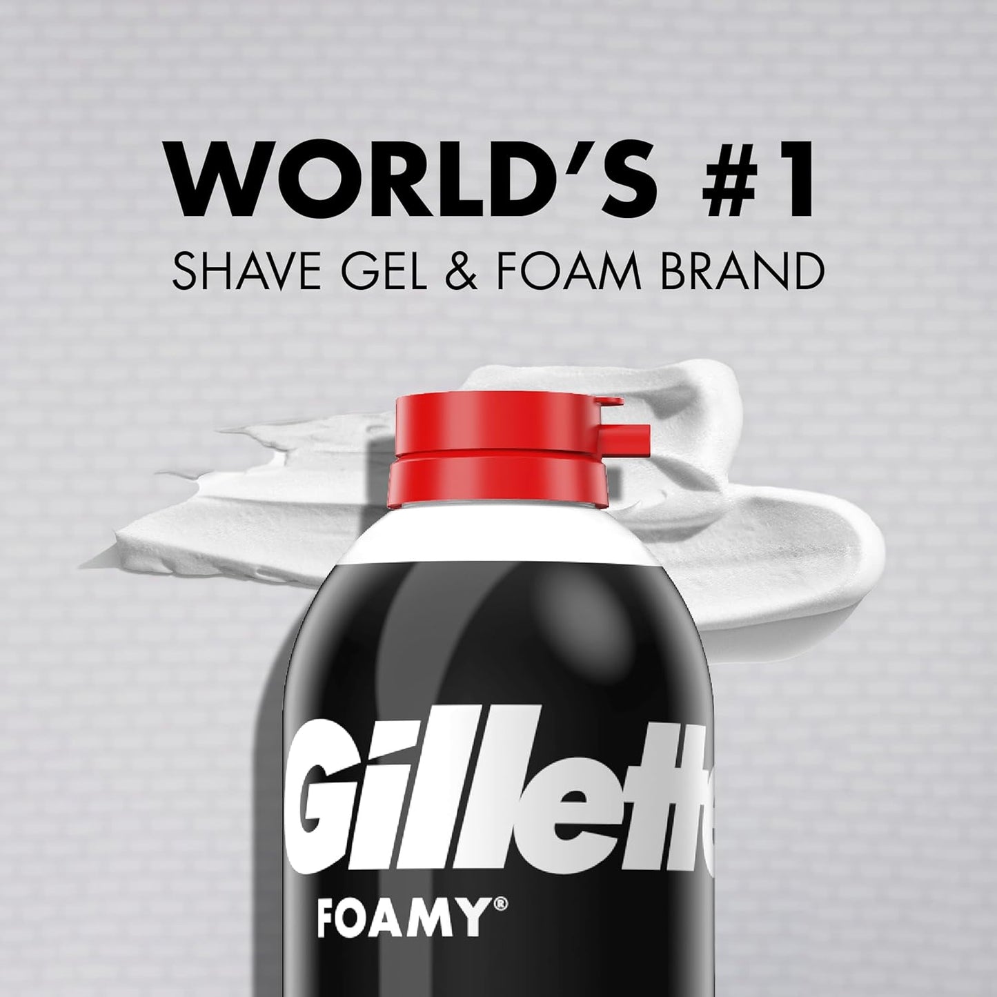 Gillette Foamy Shaving Cream – Luxurious Daily Ritual for Calm Morning Grooming