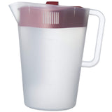 GoodCook Pitcher with 4-Way Lid – Portable Drink Server for Camping Trips and Picnics, Shatter-Resistant Plastic
