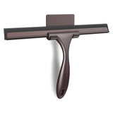 SetSail Stainless Steel Shower Squeegee — Minimalist Black Bathroom Tool for Daily Glass Care