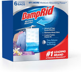 DampRid Lavender Vanilla Hanging Moisture Absorber for Cozy Bedroom Closet Decor, Subtle Fragrance and Fresh Air