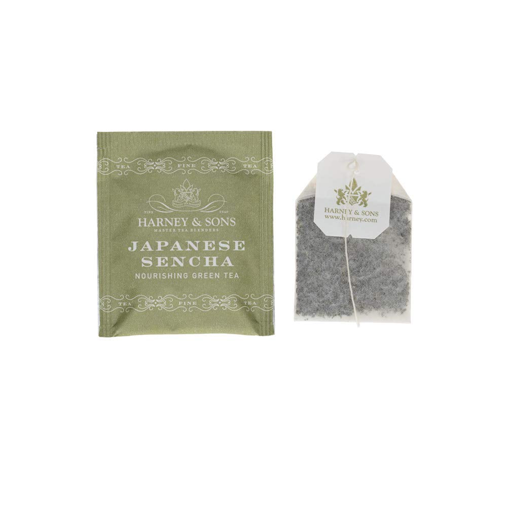 Harney & Sons Japanese Sencha Green Tea – Uncluttered Kitchen Staple, Single Ingredient Brew