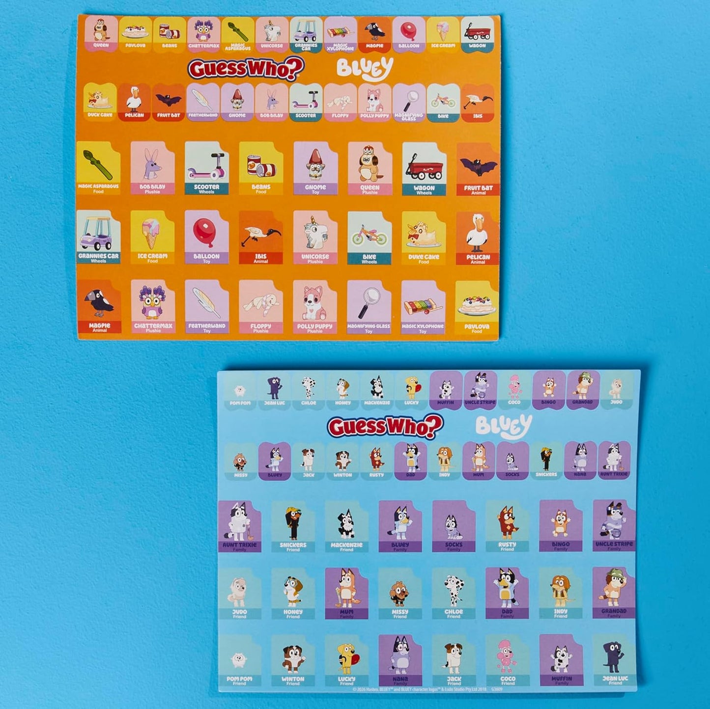 Hasbro Guess Who? Bluey Edition Board Game – Birthday Gift for Bluey-Obsessed Kids Ages 6+