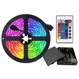 BrightUmi Battery Powered LED Strip Lights – Thoughtful RGB Gift for Her, Birthday & Housewarming Present