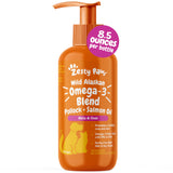 Zesty Paws Wild Alaskan Salmon Oil for Dogs & Cats - Clean Three Ingredient Omega 3 for Coat Care and Daily Pet Wellbeing