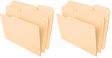 Pendaflex File Folders, Manila 100 Pack for Focused Office Work, Letter Size Sub-Files for Active Drawer Sorting