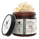 Hearth & Homestead Whipped Tallow Cream – All-Natural Body Butter for Dry Skin Recovery and Evening Rituals