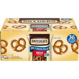 Snyder's of Hanover Mini Pretzels 100 Calorie Packs – Portion-Controlled Snack for Calorie-Conscious Adults, 36 Ct