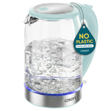 Cosori Classic White Kettle – Neutral-Tone Boil Solution for Minimalist Studios, Simple One-Touch Lid Operation